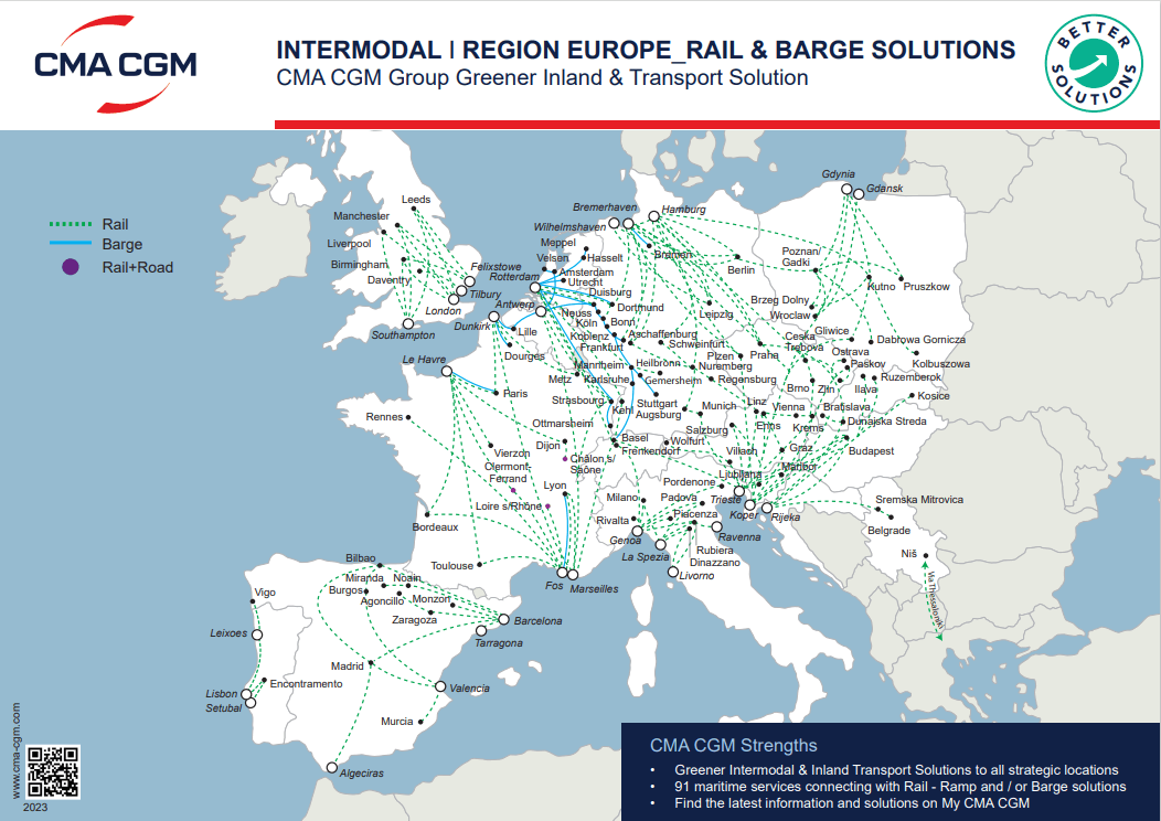 Europe Rail and Barge Solutions