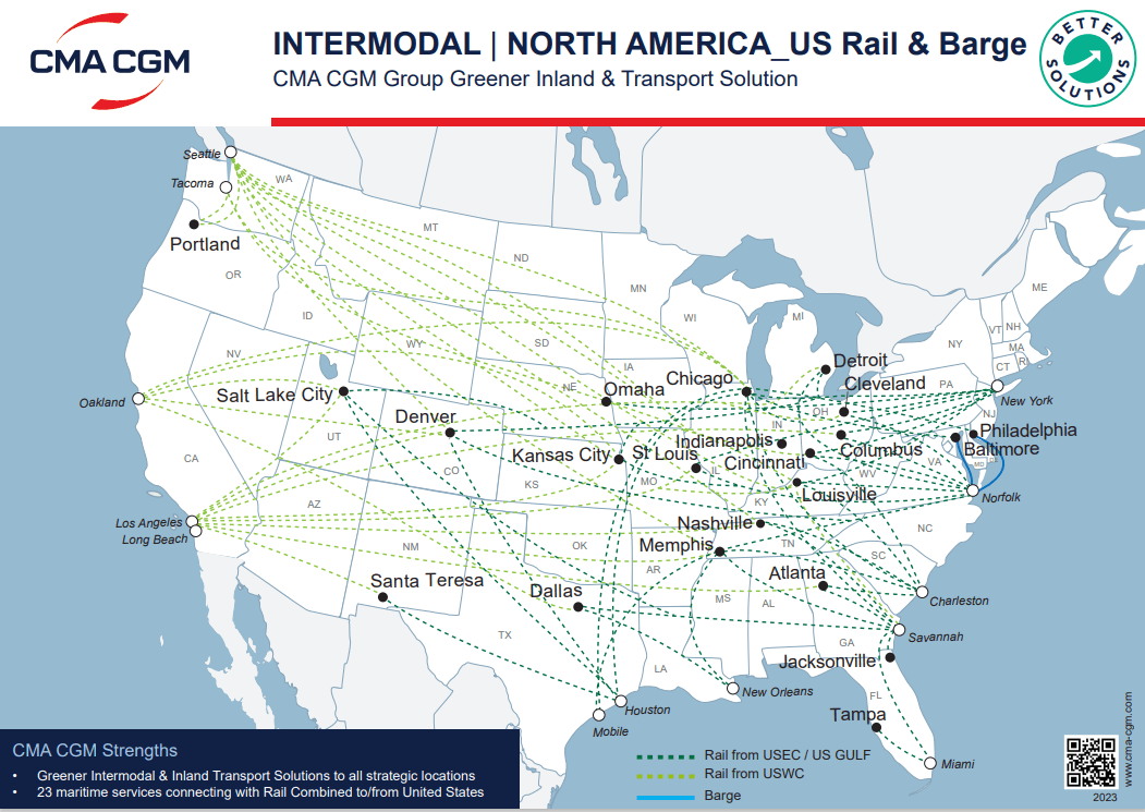 North America US Rail &amp;amp; Barge