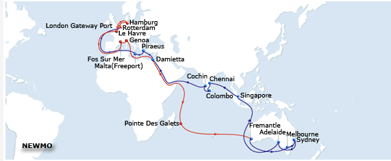 New North Europe Med Oceania