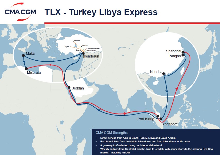 CMA CGM | CMA CGM introduces its new TLX service connecting Asia with ...