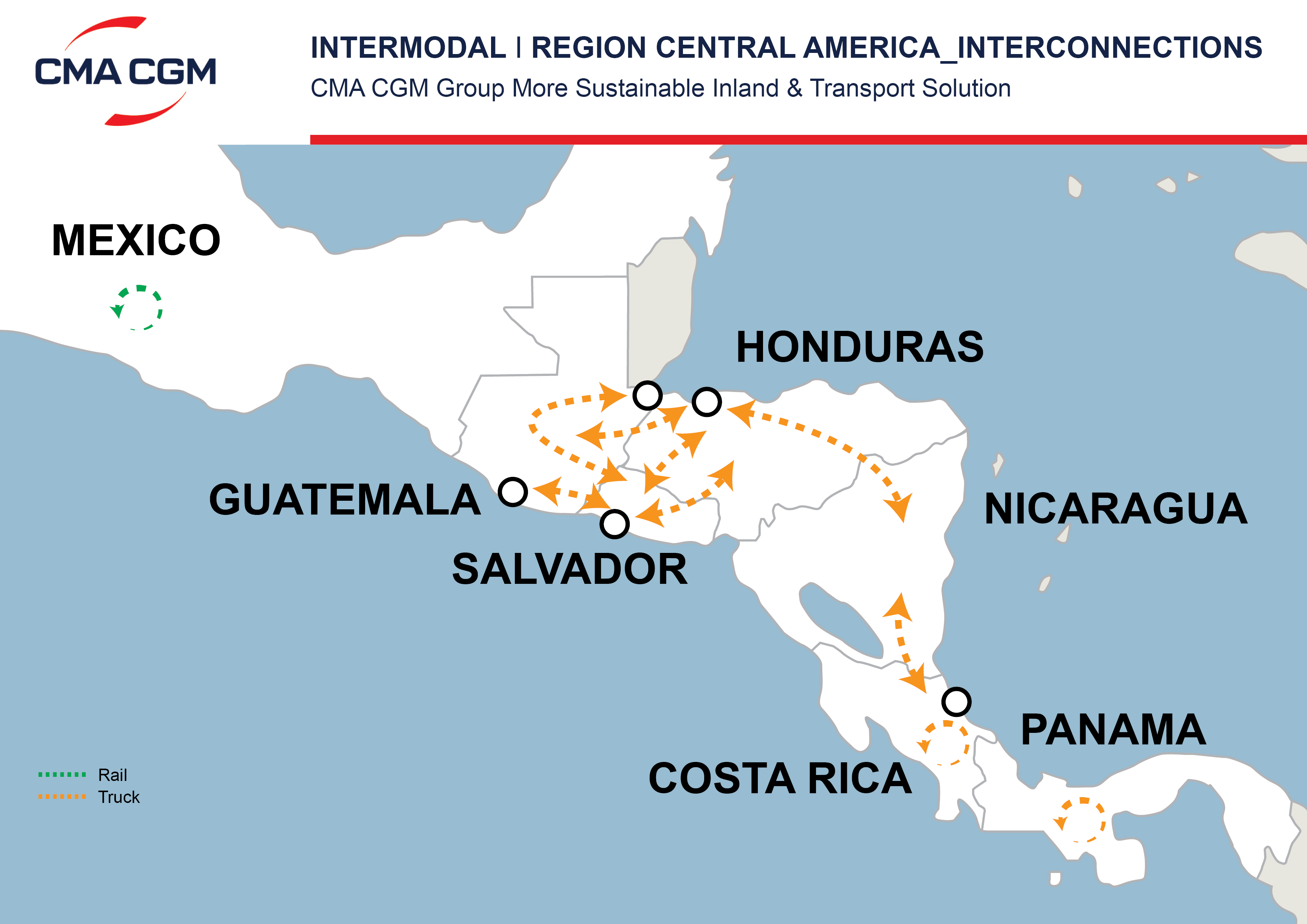 CENTRAL AMERICA - INTERCONNECTIONS Flyers