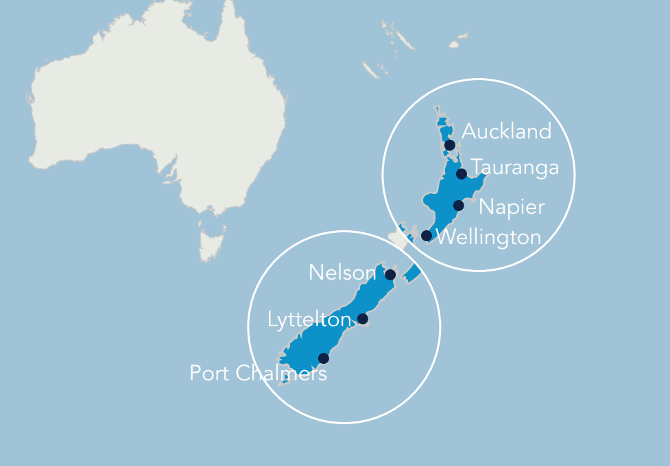 NZ Coastal Map - 23.05.2024