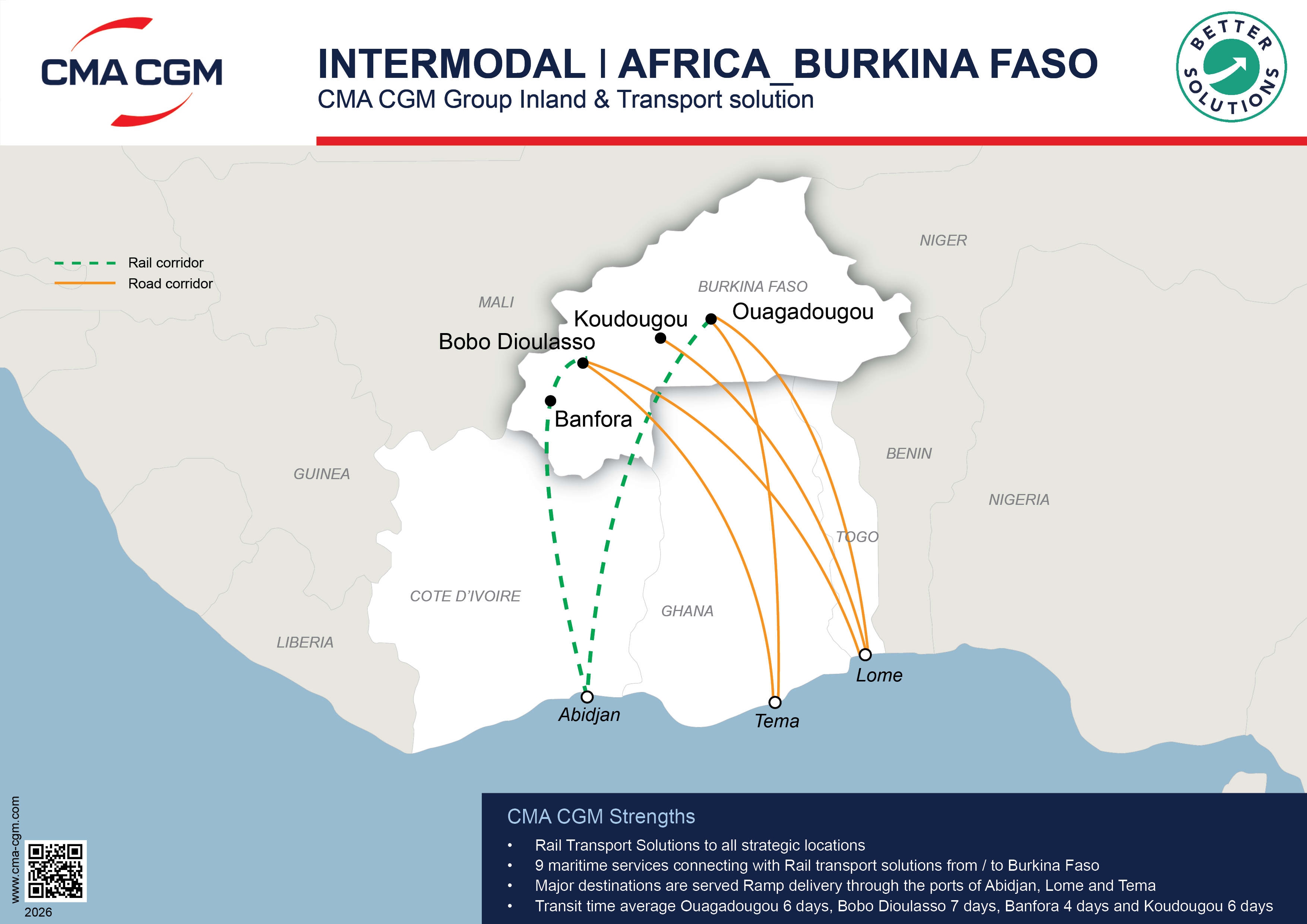 INTERMODAL BURKINA FASO Flyers