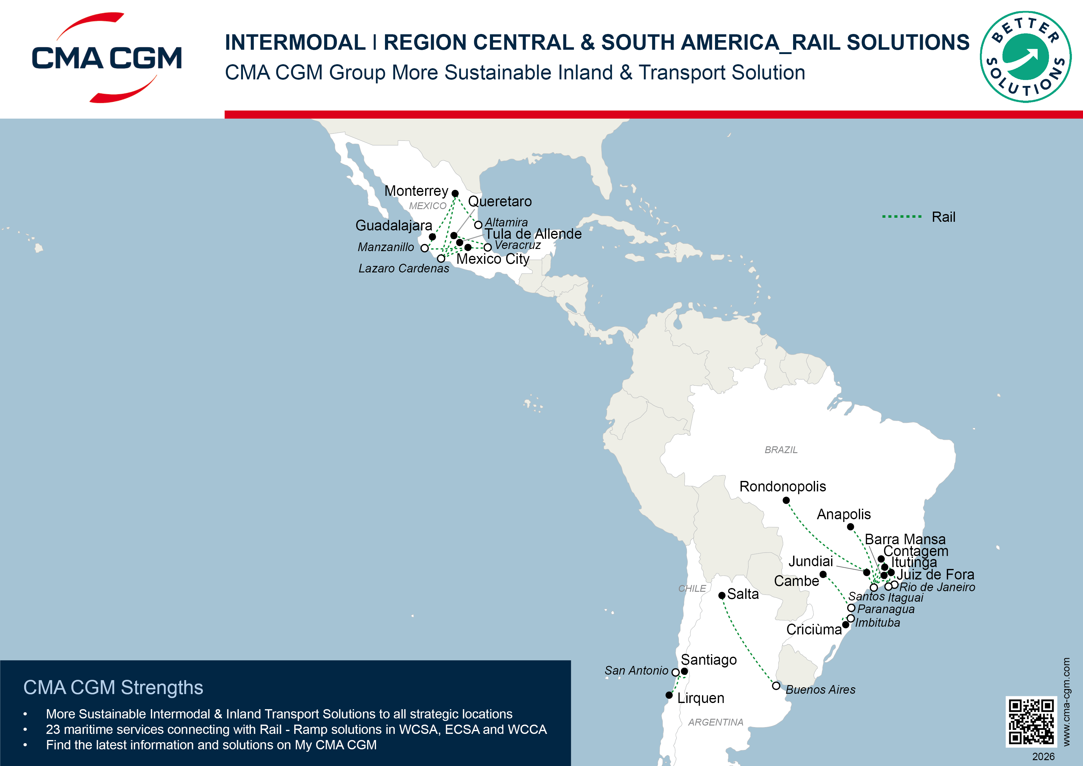 INTERMODAL CENTRAL AND SOUTH AMERICA RAIL Flyers