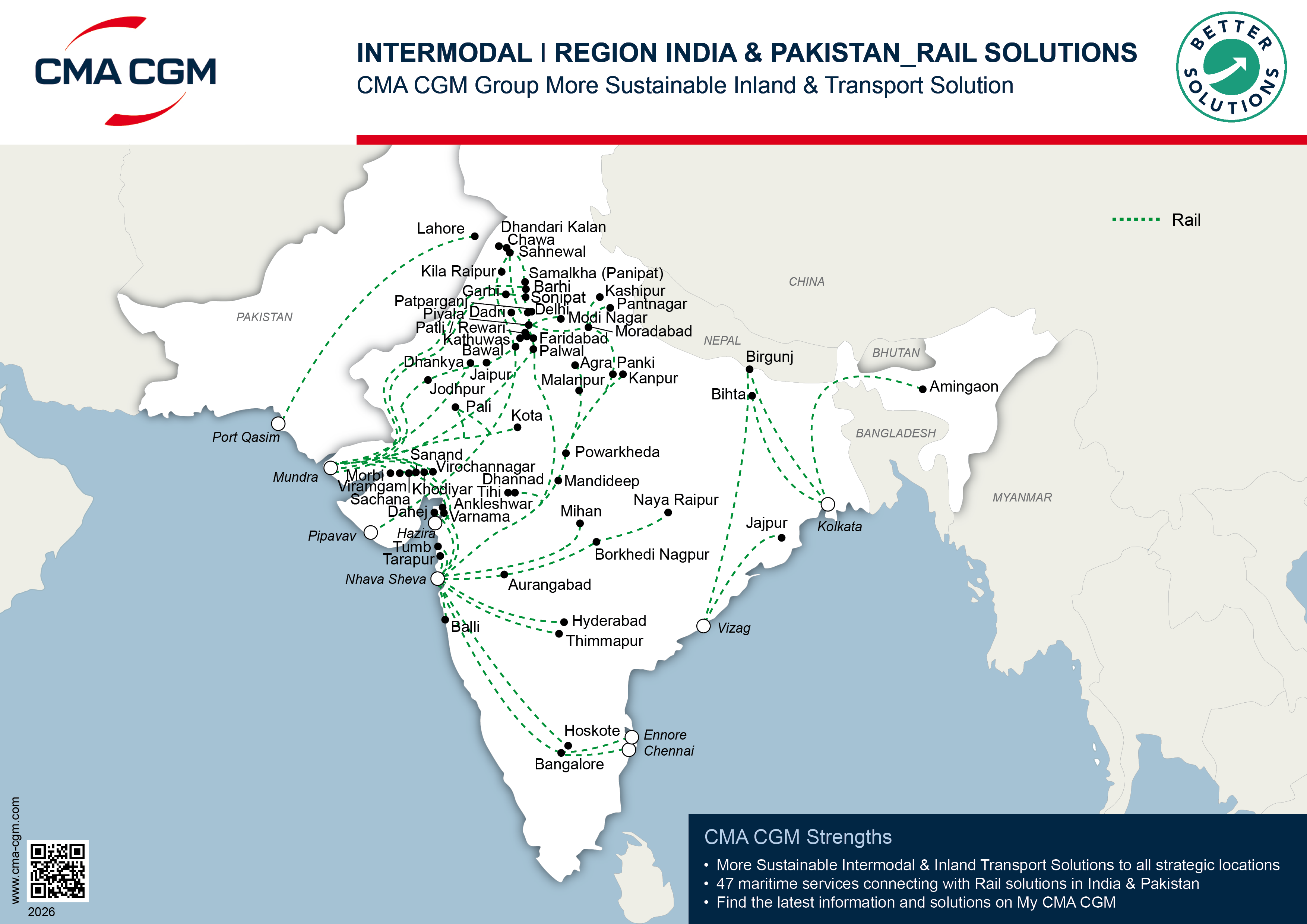 INTERMODAL INDIAN SUBCONTINENT RAIL Flyers