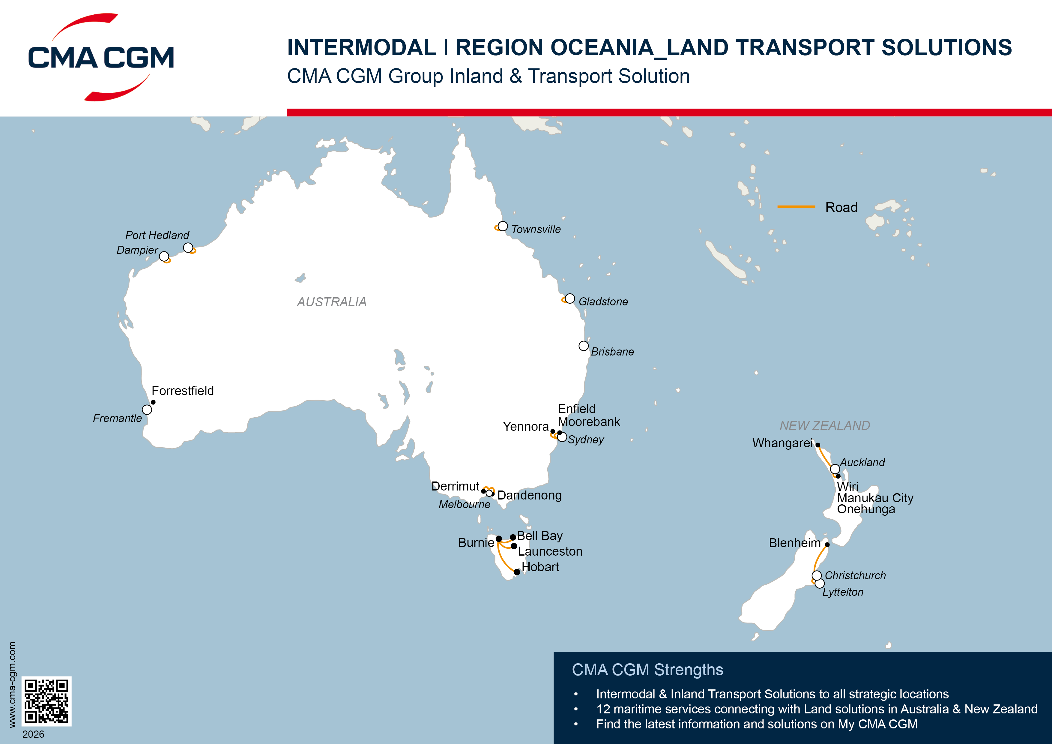 Intermodal Oceania Land Flyers