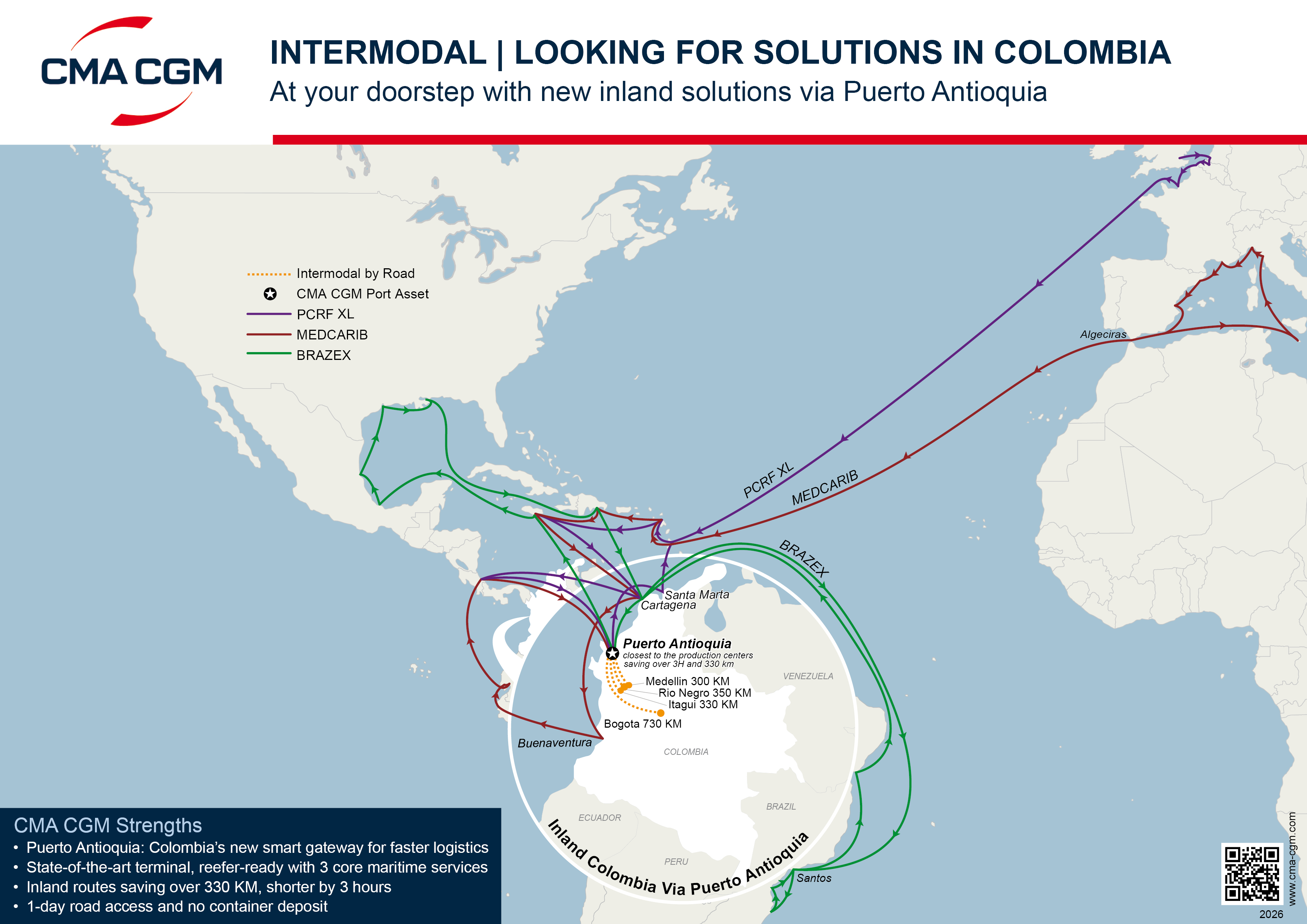 INTERMODAL REGION LATAM COLOMBIA Flyers