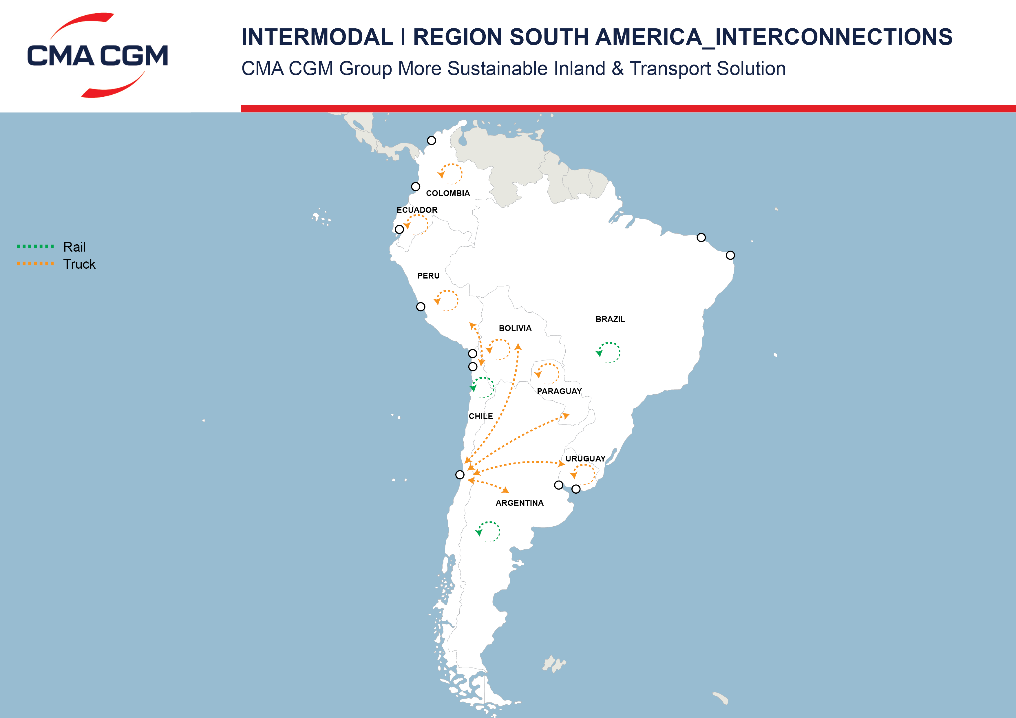 SOUTH AMERICA - INTERCONNECTIONS Flyers