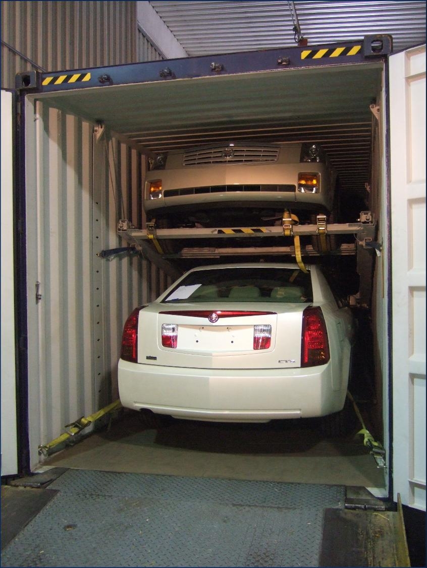 cars in containers